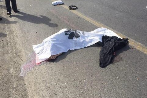 دو فوتی در برخورد وانت با عابر در اتوبان تهران_قم