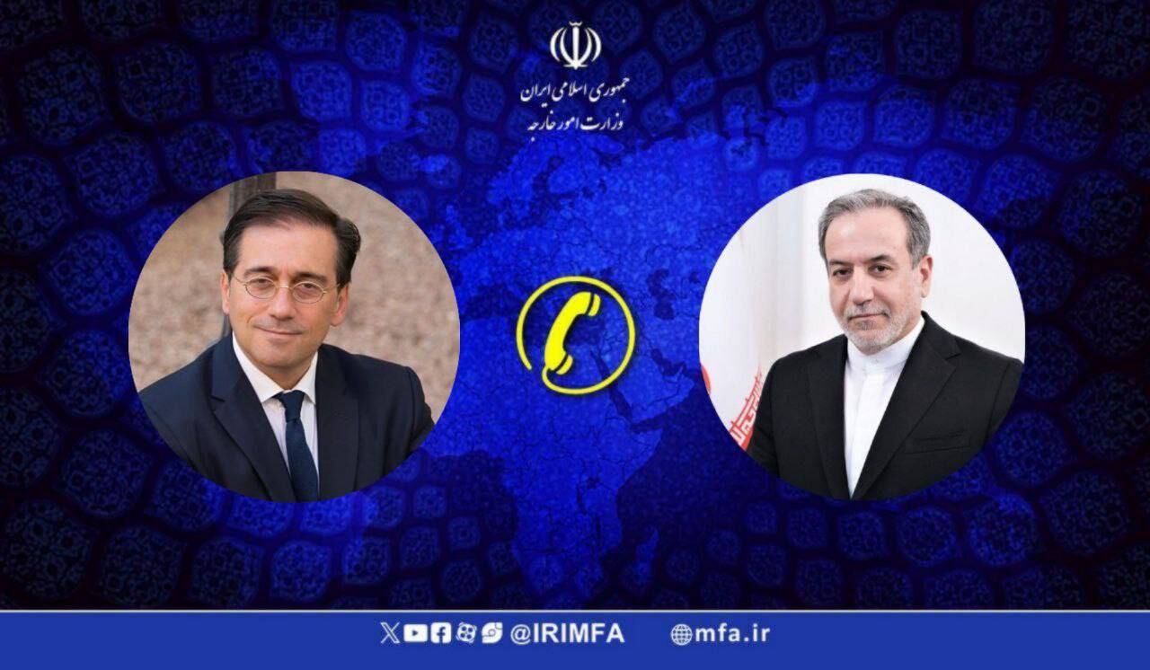 قدردانی عراقچی از مواضع شرافتمندانه اسپانیا در مخالفت با تجاوز نظامی به ایران قدردانی عراقچی از مواضع شرافتمندانه اسپانیا در مخالفت با تجاوز نظامی به ایران