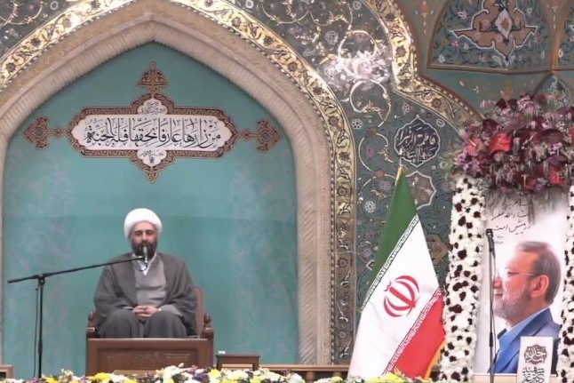مراسم اربعین شهید لاریجانی در حرم حضرت معصومه (س) برگزار شد مراسم اربعین شهید لاریجانی در حرم حضرت معصومه (س) برگزار شد