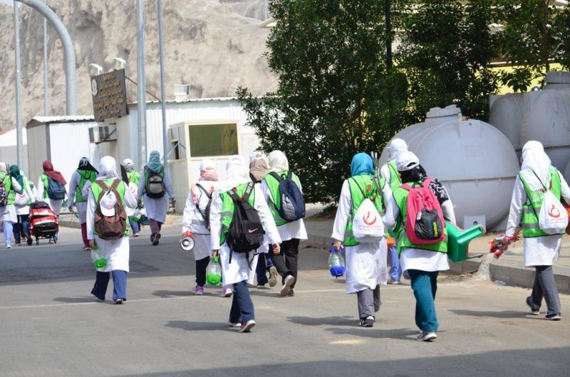 خدمت‌رسانی ۵۰۰ دانشجوی پزشکی عربستان به صورت داوطلبانه در ایام حج 