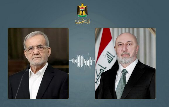 گفتوگوی تلفنی پزشکیان با رئیس جمهور عراق درباره تنشها در منطقه گفتوگوی تلفنی پزشکیان با رئیس جمهور عراق درباره تنشها در منطقه