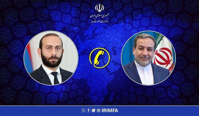  رایزنی تلفنی عراقچی و میرزویان درباره صلح باکو و ایروان