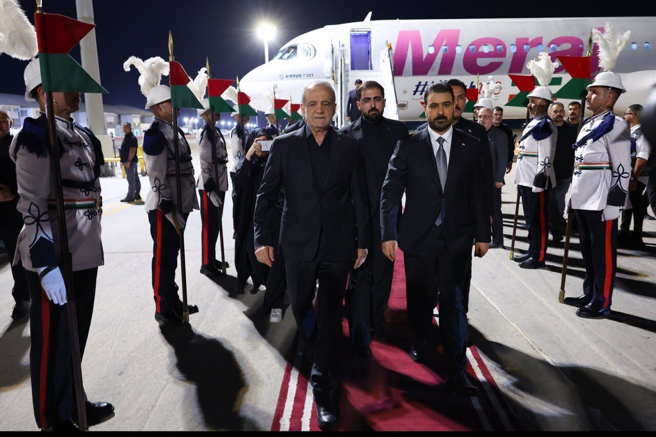 پزشکیان وارد نجف اشرف شد 