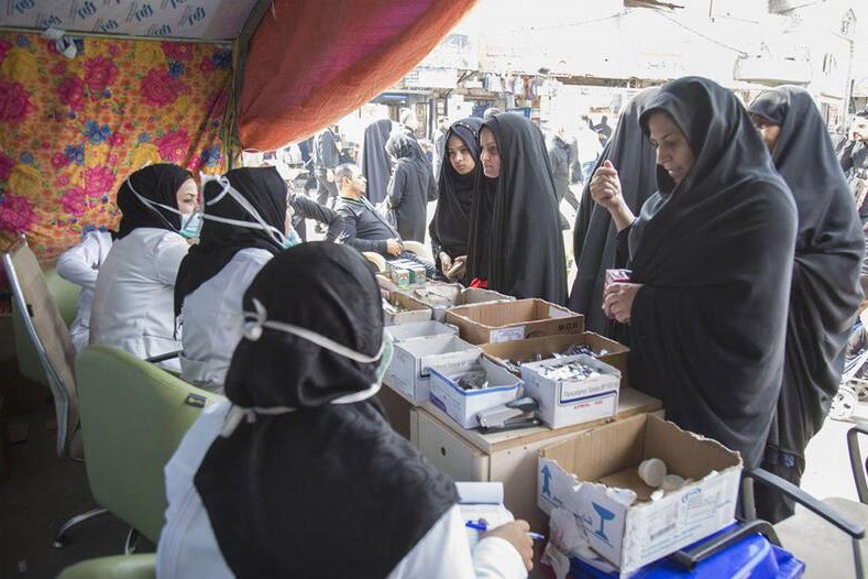 اکیپ درمان در قرارگاه مردمی اربعین قم مستقر شد