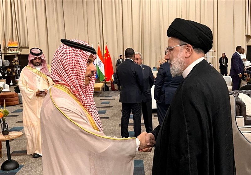 وزیر خارجه عربستان با رئیسی دیدار کرد وزیر خارجه عربستان با رئیسی دیدار کرد