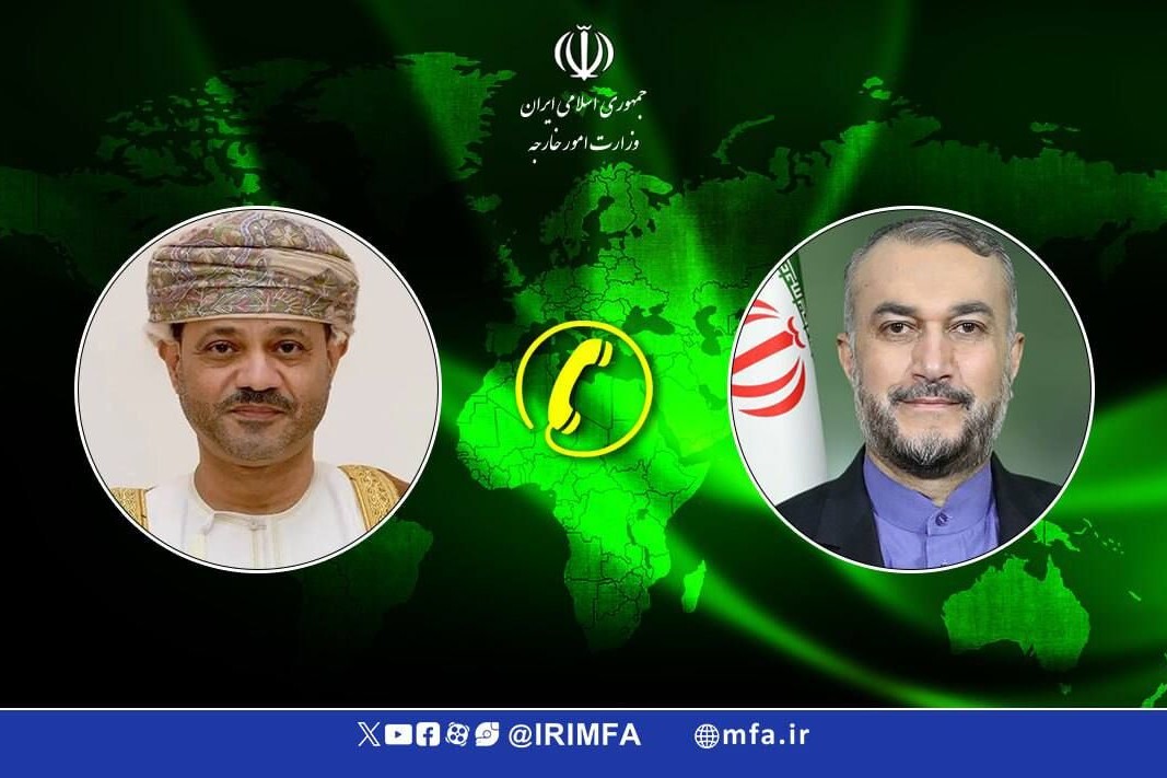 رایزنی وزیران خارجه ایران و عمان درباره اوضاع غزه