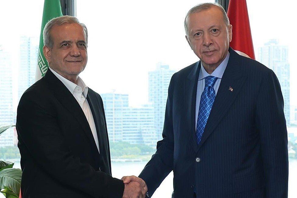 اردوغان با پزشکیان دیدار کرد 