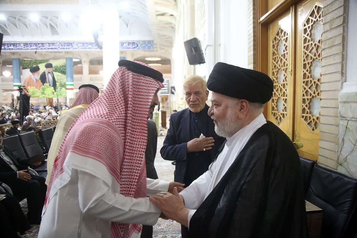 حضور سفیر عربستان در مراسم گرامیداشت آیت الله شبیری زنجانی+تصاویر 