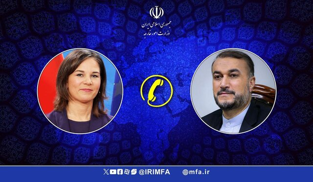 رایزنی تلفنی وزیران امور خارجه ایران و آلمان در مورد برخی از موضوعات کنسولی
