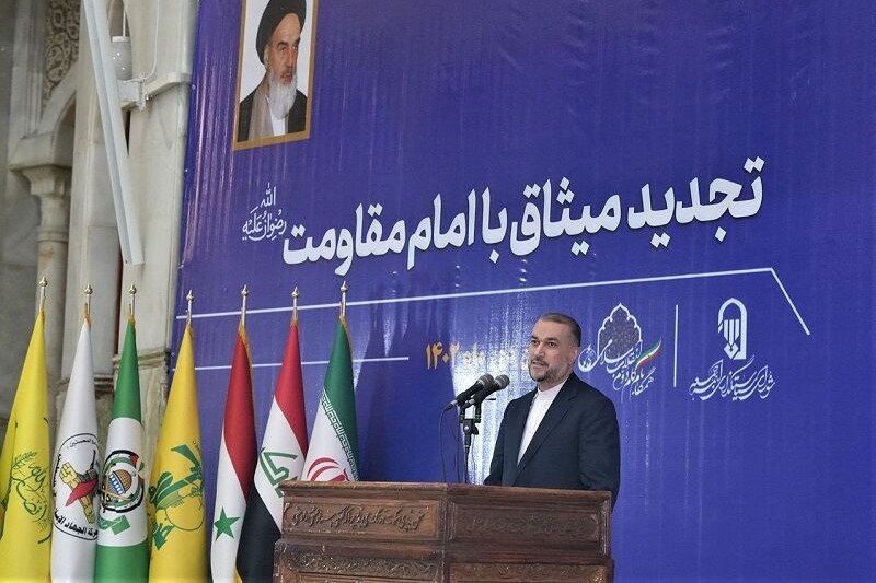 امیرعبداللهیان: ایران به نیروهای مقاومت منطقه دستور نمی‌دهد