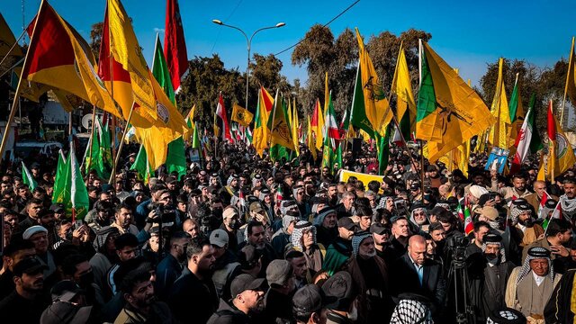 برگزاری تجمع همبستگی با ایران در عراق
