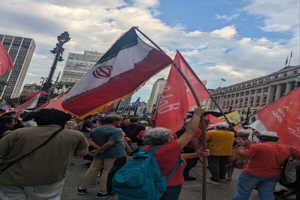 تظاهرات حمایت از ایران در برزیل تظاهرات حمایت از ایران در برزیل