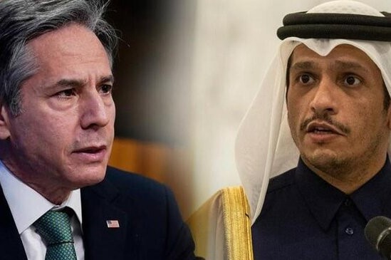 تماس تلفنی وزیرخارجه قطر با بلینکن پس از گفت‌وگو با امیرعبداللهیان