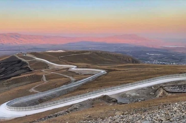 تکمیل ۱۷۰ کیلومتر از دیوار مرزی ترکیه با ایران