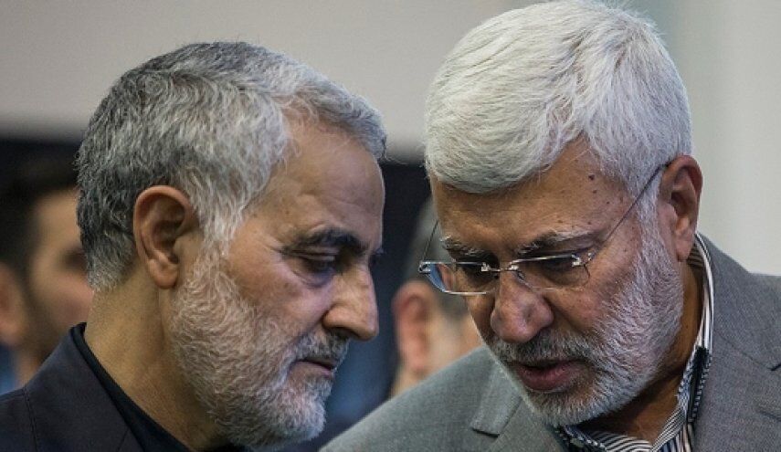 حضور سرلشکر باقری در محل شهادت سردار سلیمانی و ابومهدی المهندس
