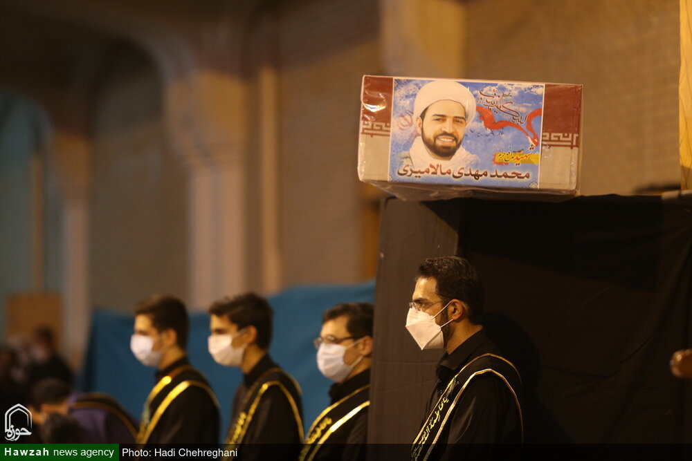 پیکر حجت الاسلام مالامیری در گلزار شهدای قم آرام گرفت