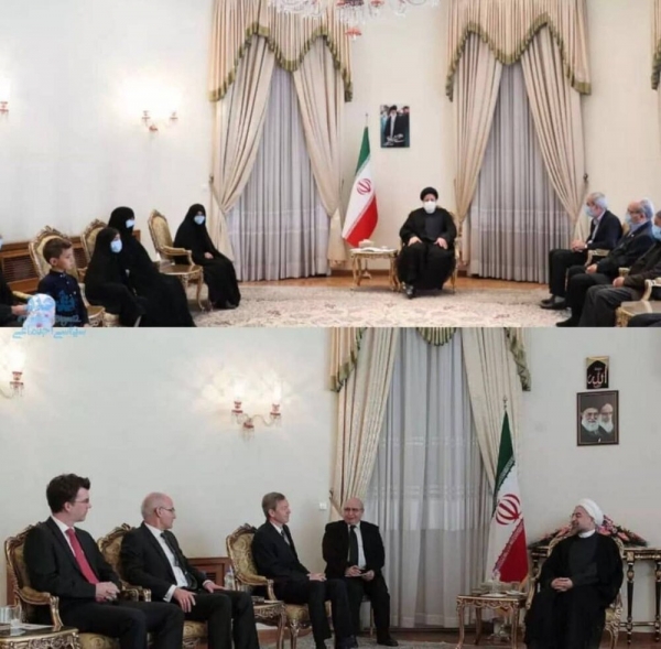 اعتراض به حذف تصویر امام از نشست رسمی رئیسی/می خواهید خمینی زدایی کنید؟ اعتراض به حذف تصویر امام از نشست رسمی رئیسی/می خواهید خمینی زدایی کنید؟