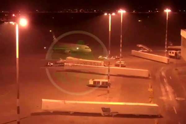 لحظه شهادت حاج قاسم سلیمانی و همراهان در فرودگاه بغداد