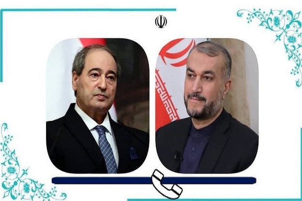 تماس تلفنی وزیران خارجه ایران و سوریه در پی حمله اسرائیل به کنسولگری ایران