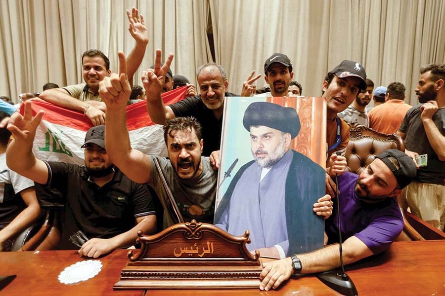 درخواست صدر از عشایر، نیروهای امنیتی و الحشد الشعبی برای کمک به تجمع کنندگان